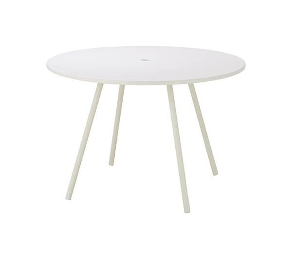 Cane-line Area Spisebord Ø110 cm - Elegant Hvid Design