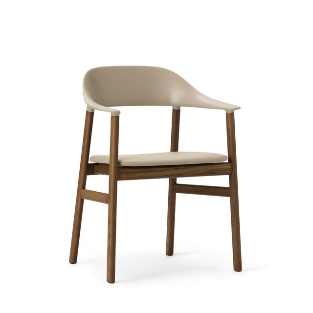 Normann Copenhagen Herit Spisebordsstol i Læder og Egetræ