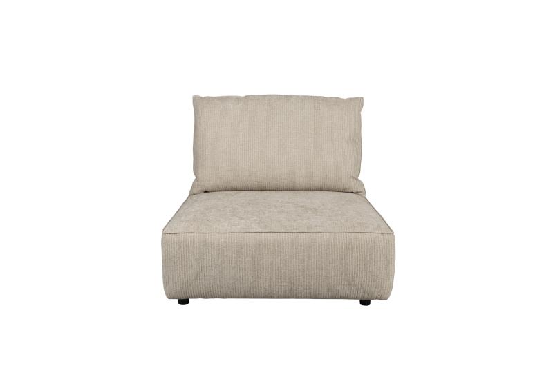 Zuiver Hunter Sofa Element - Fløjlsryg i Sandfarve