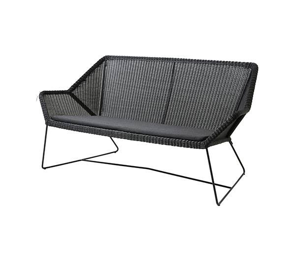 Cane-line Breeze 2-personers Havesofa med Sort Hynde