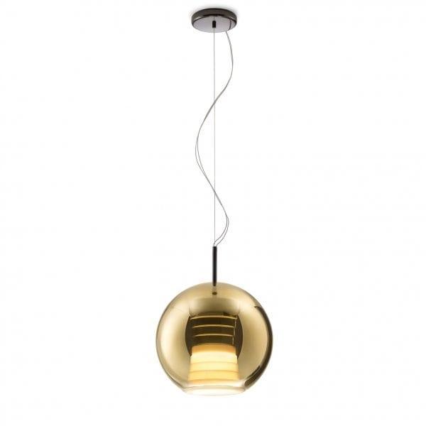 Fabbian Beluga Royal D57 Pendel Mellem i Guld - Luksusdesign