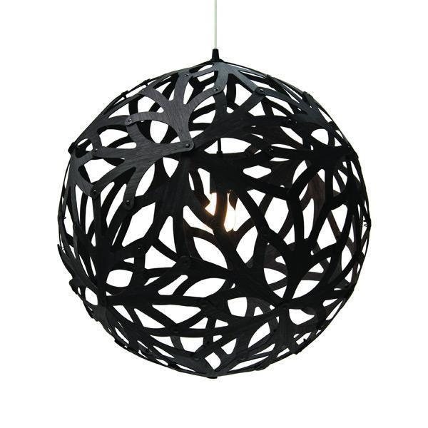 David Trubridge Floral Ø80 Sort Pendel - Unik belysning