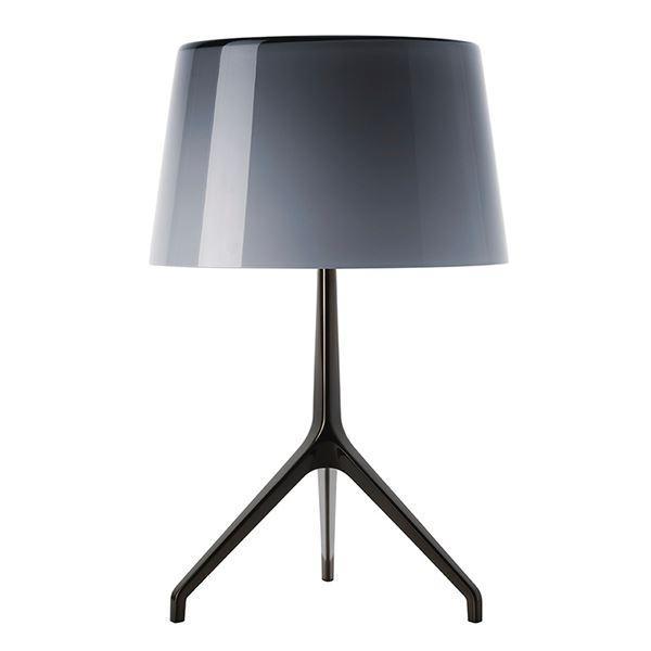 Foscarini Lumiere XXL Bordlampe - Grå & Sortforkromet