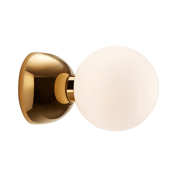 Parachilna Aballs Væg Loftlampe Lille i Guld - Unik Design
