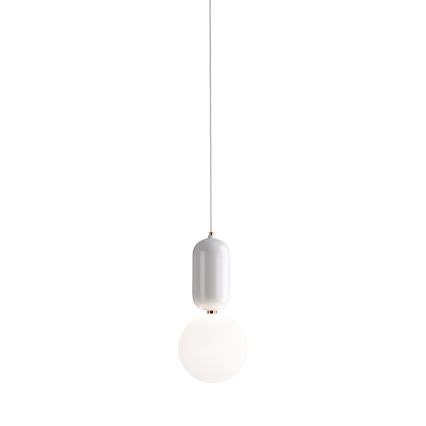 Parachilna Aballs Pendel - Lille Hvid Designlampe