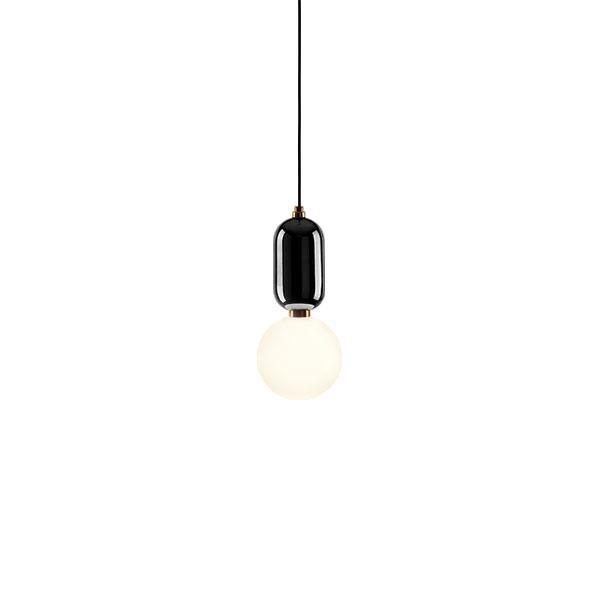 Parachilna Aballs Pendel Lille - Elegant Sort Belysning