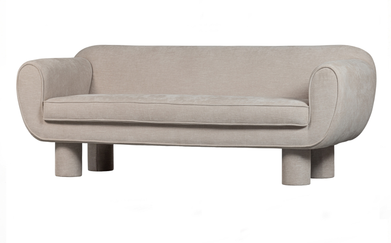 Bodi 2-personers Sofa i Natur – Elegant og Komfortabel