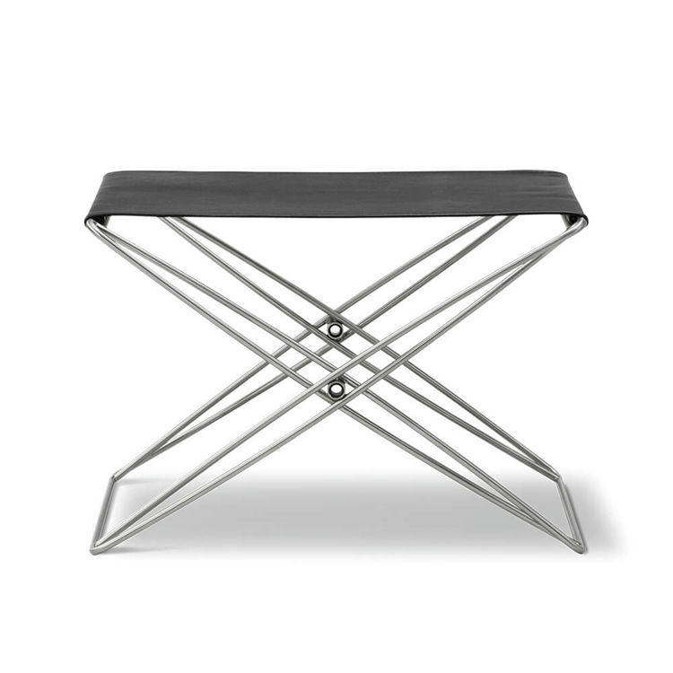 Fredericia Furniture Foldestol i Læder Omni 301, Sort
