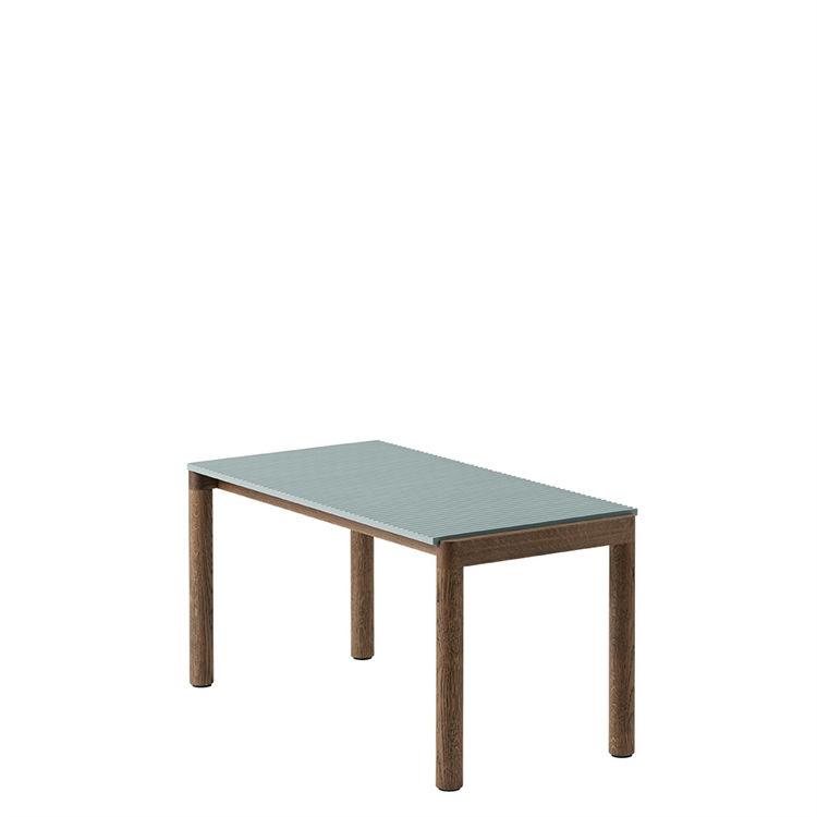 Muuto Couple Kaffebord - Wavy Lyseblå Eg