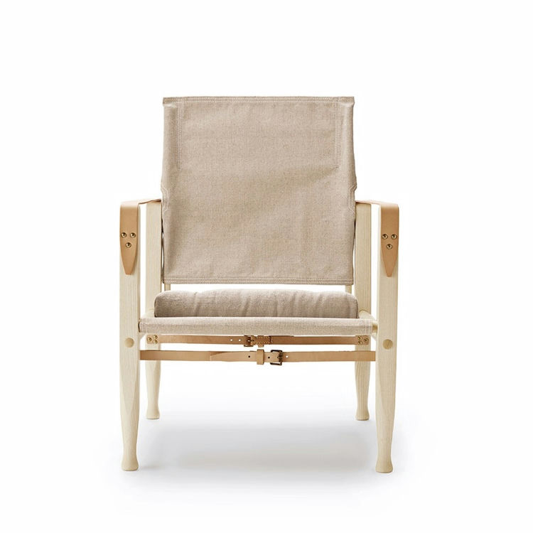 Carl Hansen & Søn Kk47000 Safari Stol - Hvidolieret Ask