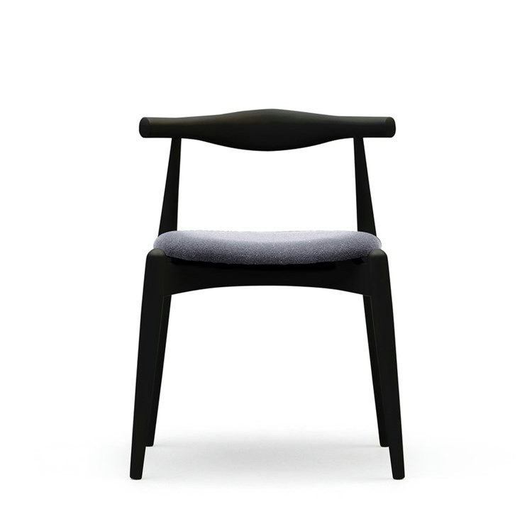 Carl Hansen & Søn CH20 Elbow Spisebordsstol - Lysegrå