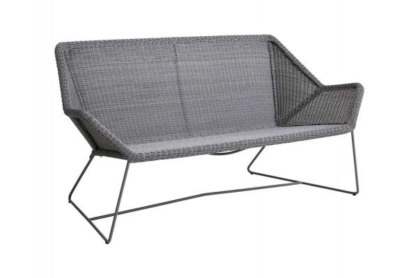 Cane-line Breeze Sofa til 2 - Lys Grå til Haven