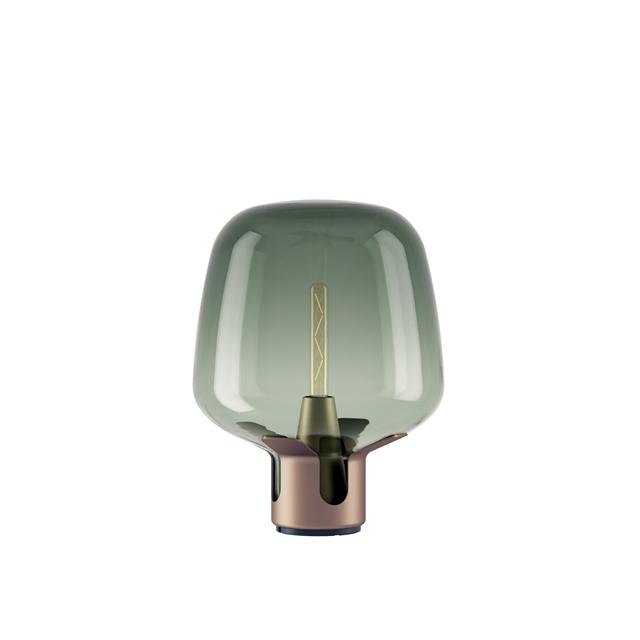 Lodes Flar Bordlampe Medium Terra Turkis - Unik Belysning