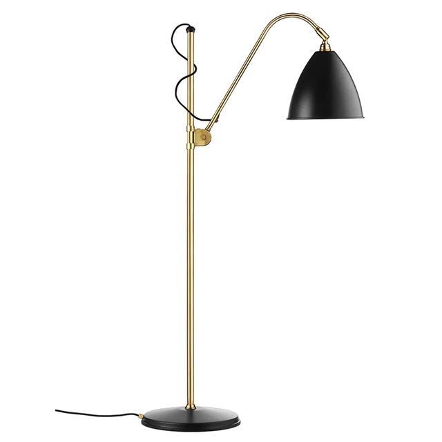 Gubi Bestlite BL3M Gulvlampe i Sort og Messing - Tidsløs Elegance
