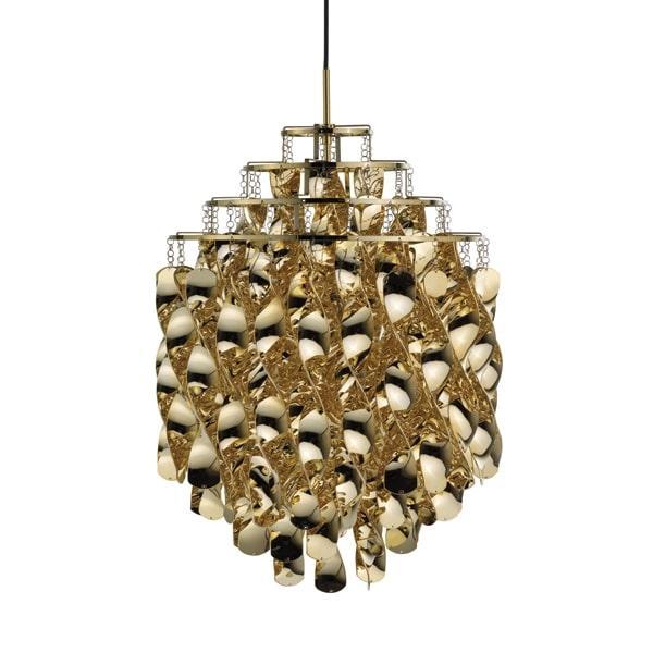 Verner Panton Spiral SP01 Pendel i Guld - Elegant Design