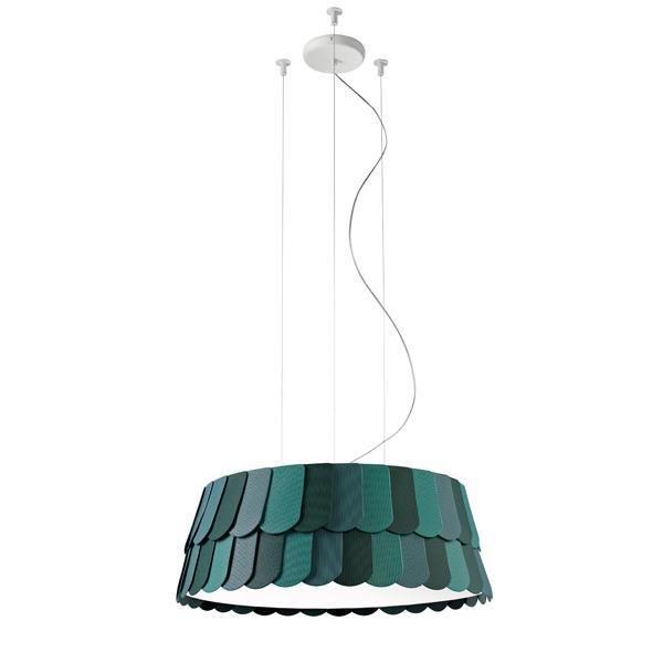 Fabbian Roofer Pendel i Grøn - Unik Designlampe