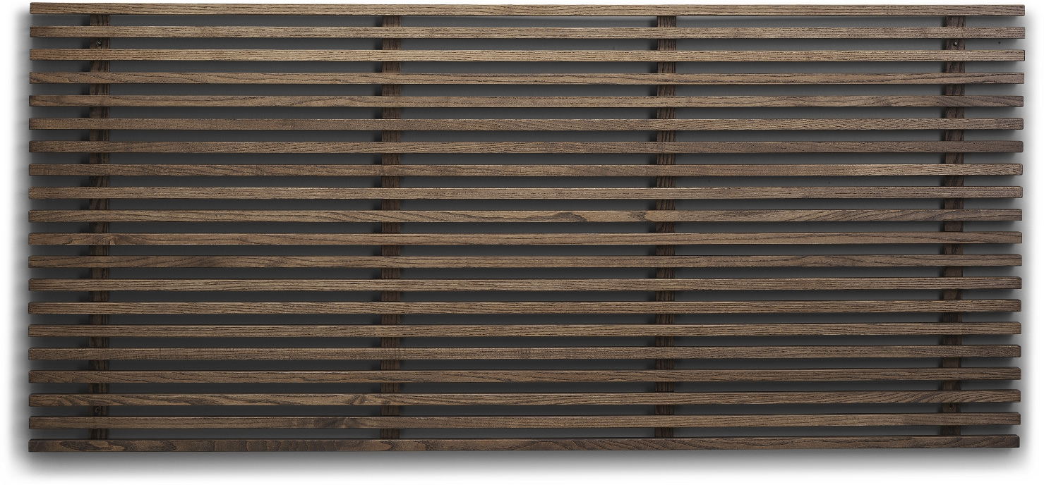 Zece Sengegavl i Brunolieret Ask - Elegant Design