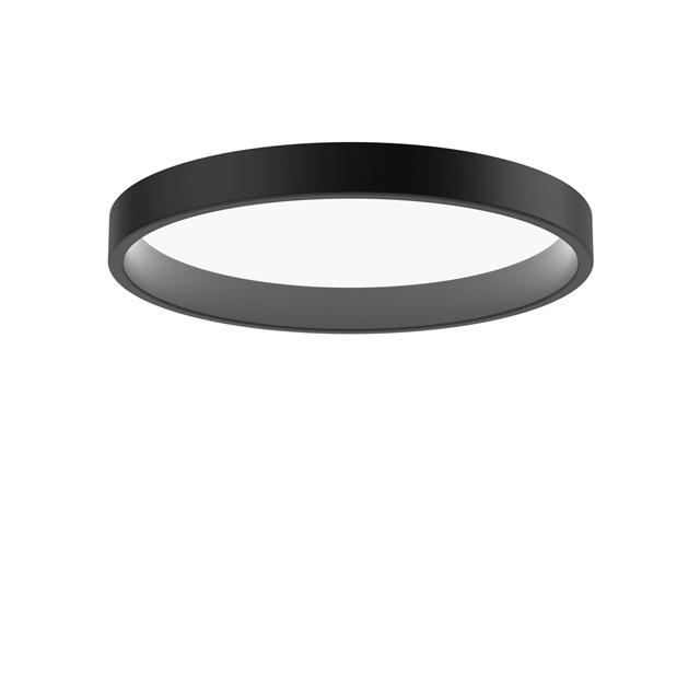 Louis Poulsen   Circle Loftlampe Halvforsænket ø45 3000k   Dali Switch-dim Sort