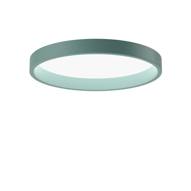Louis Poulsen   Circle Loftlampe Halvforsænket ø45 3000k   Dali Switch-dim Pale Petroleum