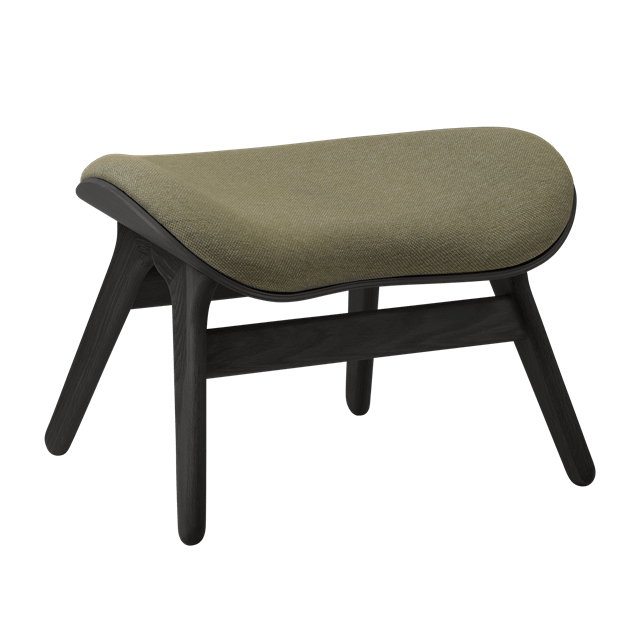 Umage   Conversation Piece Ottoman Sort Egetræ Morning Meadows