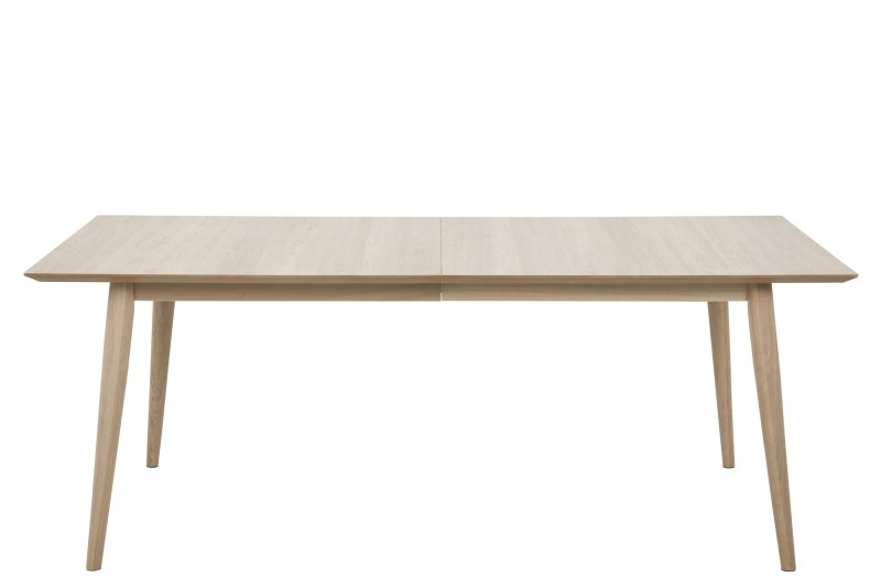 Act Nordic Century Spisebord Naturfarvet Træ  Hvidpigmenteret       Udtræk  Rektangulær   75x200x100