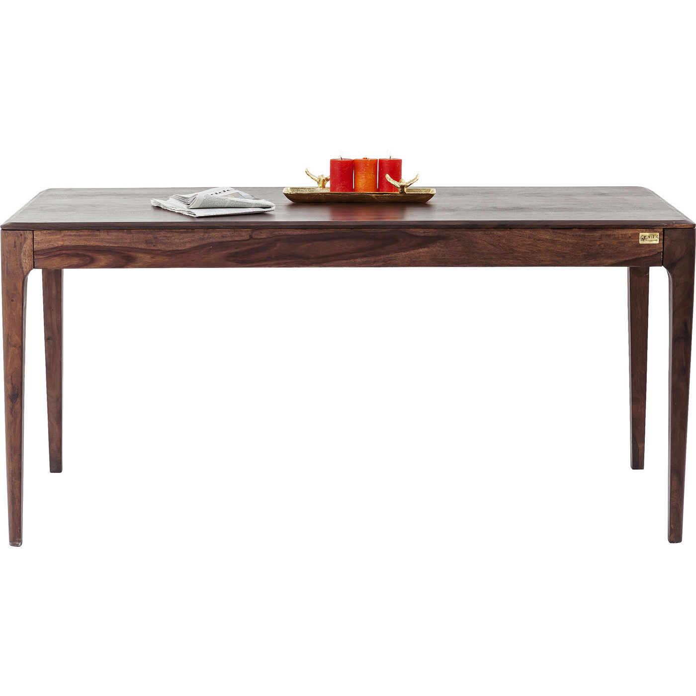 Kare Design Brooklyn Walnut Spisebord Valnøddebrunt Sheeshamtræ  175x90