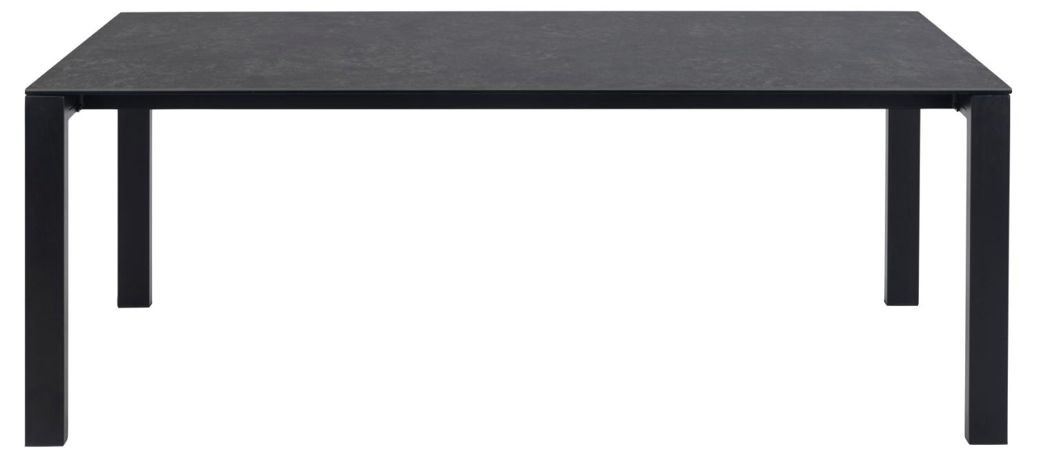 Act Nordic Brentford Spisebord  Rektangulær Sort Fairbanks Keramik   Sort Metal  200x90