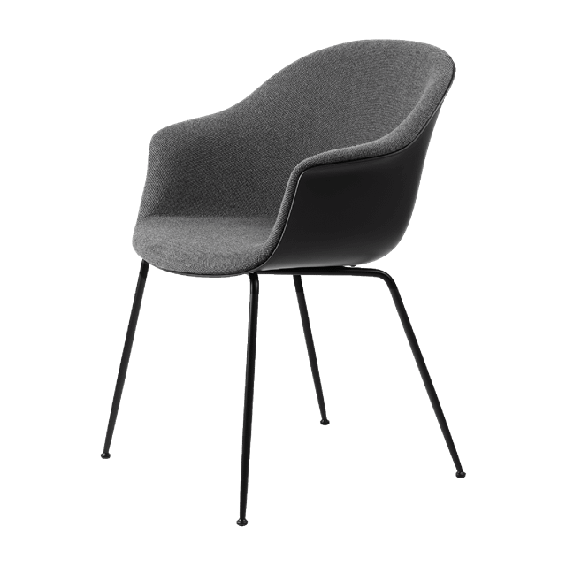 Gubi Bat Spisebordsstol Front Polstret   Hallingdal 65 173