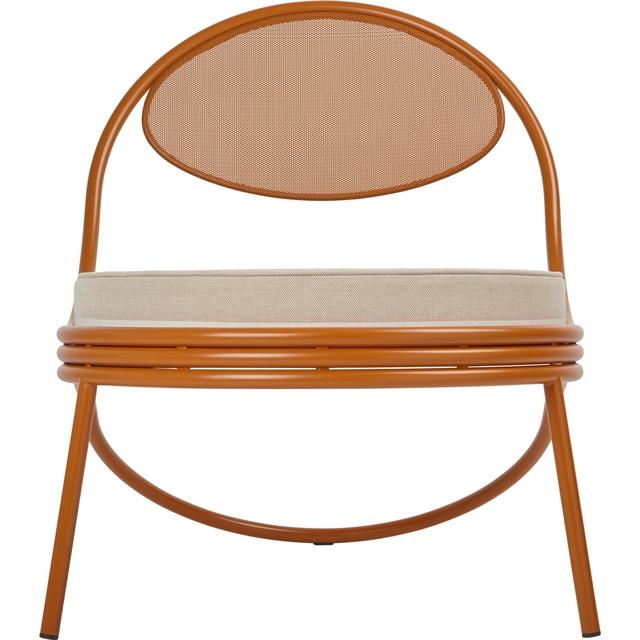 Gubi Copacabana Udendørsstol Orange Leslie Stripe 040