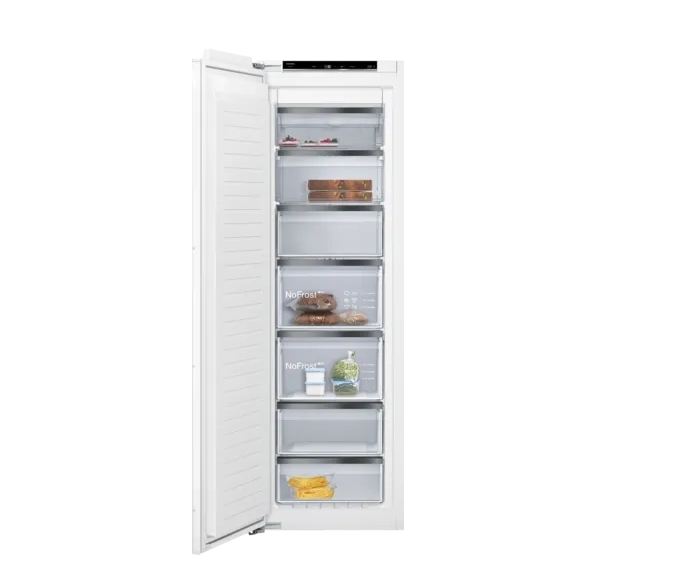 Integrerbar Fryser 177     55     Fladhængsel Med Dæmpet Lukning  Soft Close  Siemens Iq500 Gi81nsce0