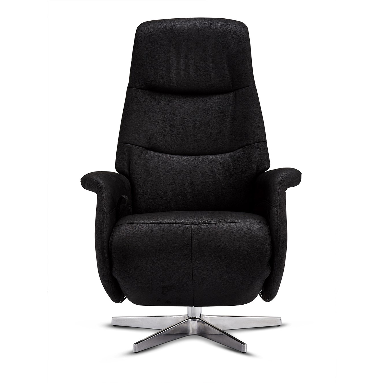 Delta Recliner    Armlæn Sort Stof   Metal