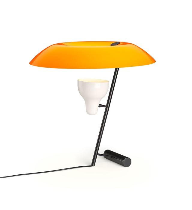 Astep Model 548 Bordlampe Mørk Messing Orange