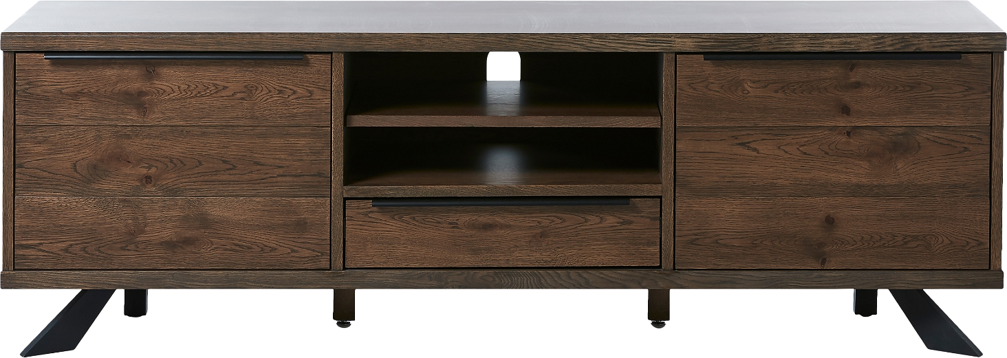 Arno   -bord  Røget  H55x42x170    Egetræ  Metal