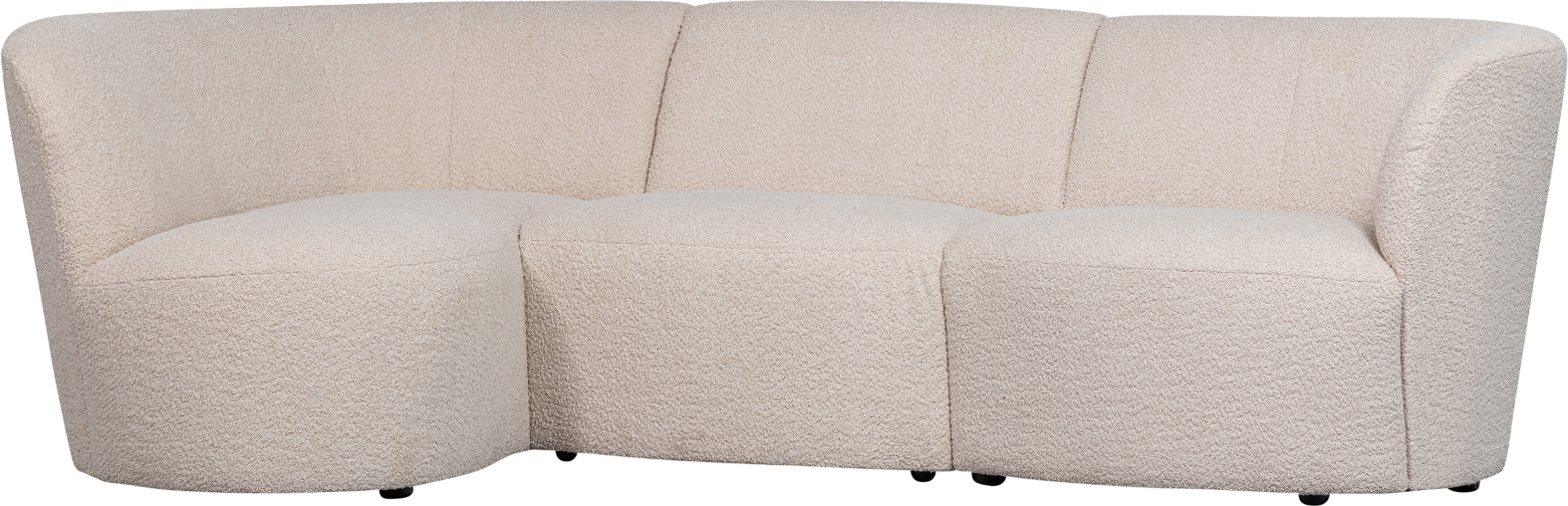 Coco   -personers Sofa Venstevendt  Creme  H70x138x230