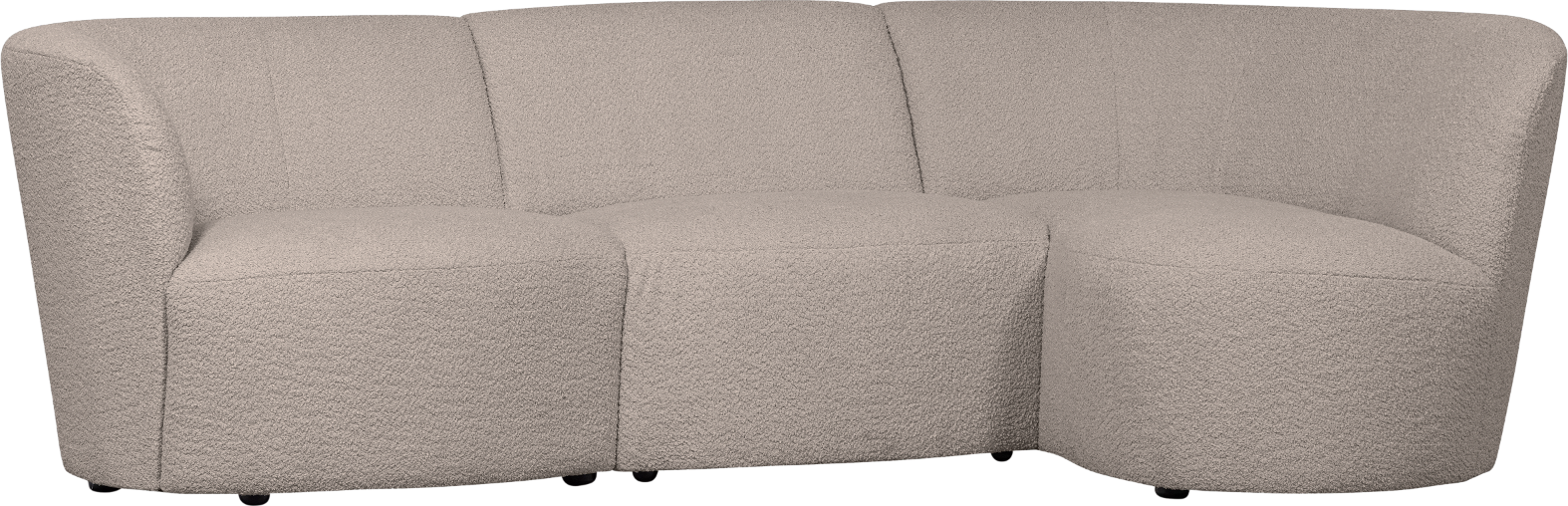 Coco   -personers Sofa Højrevendt  Sand  H70x138x230