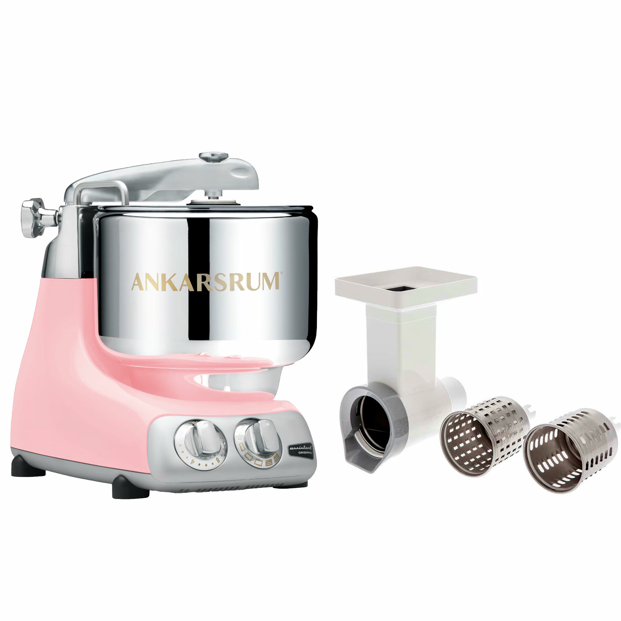 Ankarsrum Assistent Original Akm6230 Cloudy Pink   Grøntsagssnitter