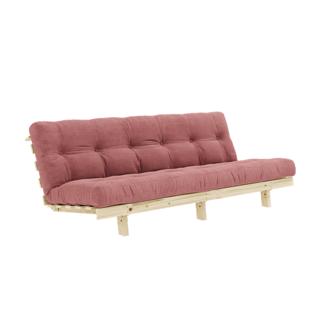 Karup Design Lean Sovesofa Med Alpha Madras 130x200 Sorbet Pink Raw