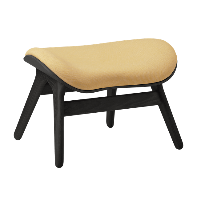 Umage   Conversation Piece Ottoman Sort Egetræ Summer Shine